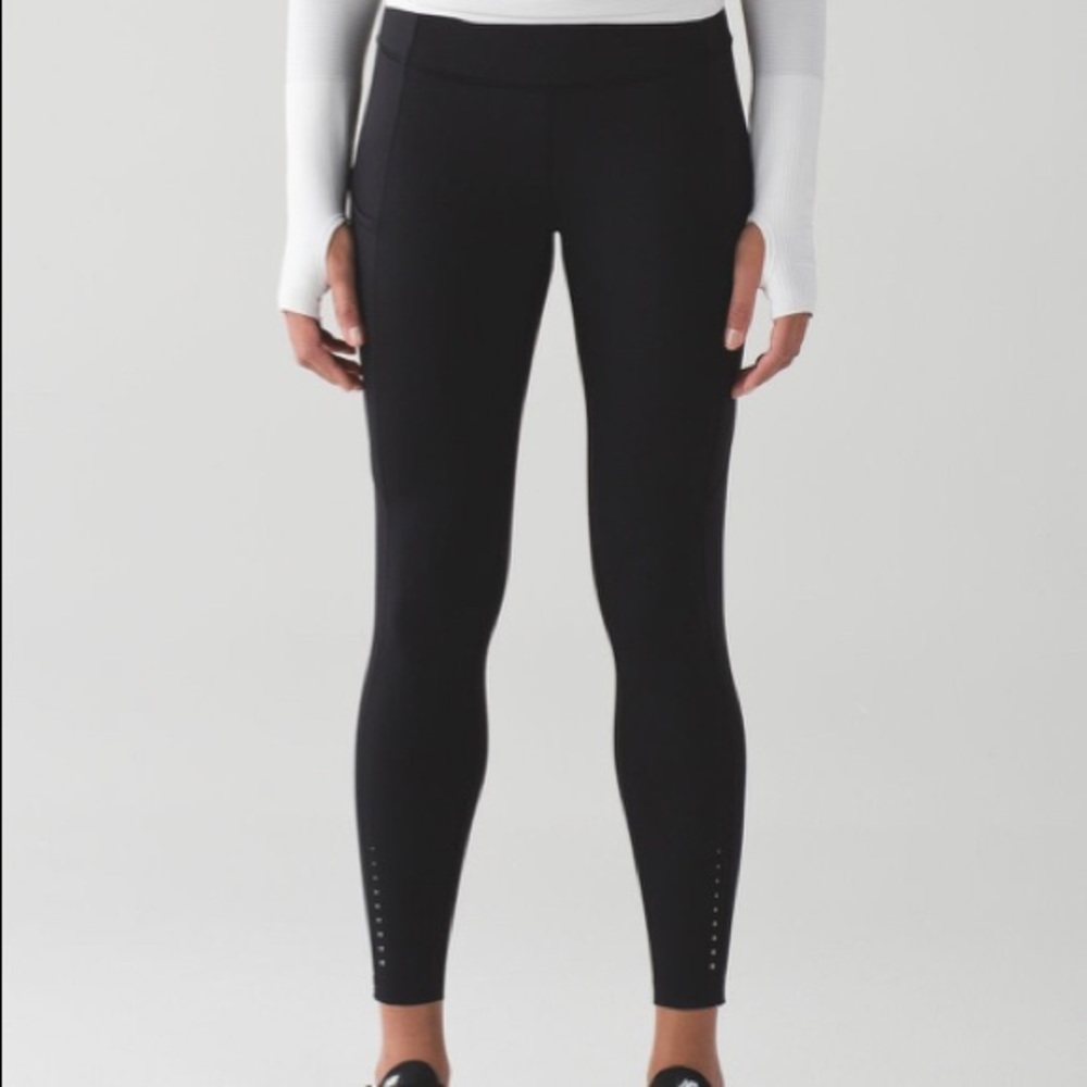 Lululemon Fast And Free 7/8 Tight in Black